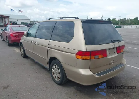 2002 Honda Odyssey Ex-L z USA, uszkodzony, nr VIN 2HKRL18012H589266